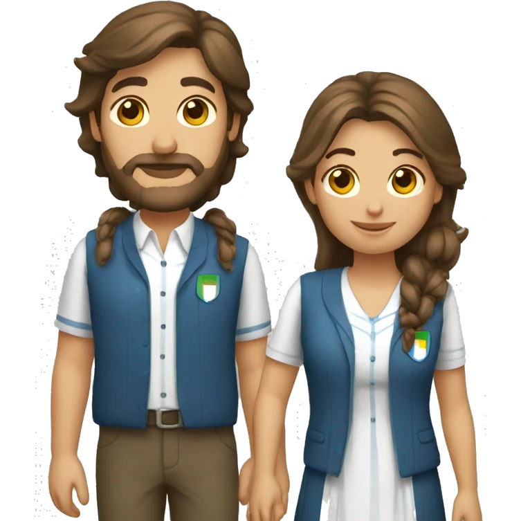Familia italiana argentina emoji