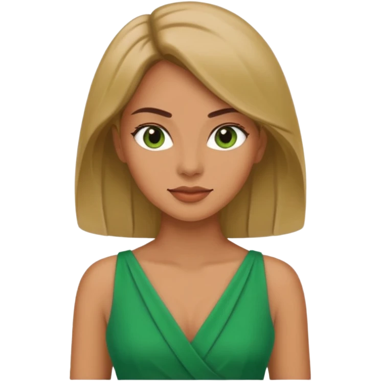 Security guard green dress emoji