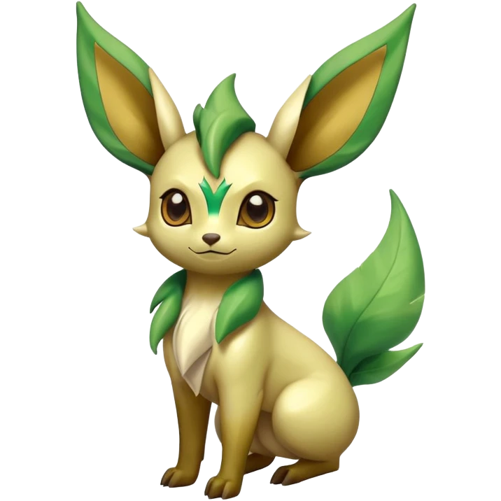 Shiny Exotic Leafeon-Bayleaf-Hybrid-Creature emoji