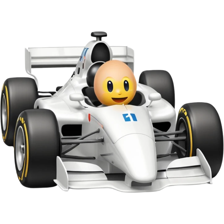 Egg in formula 1 car emoji
