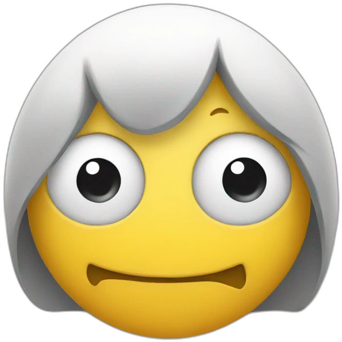 Shy smiley emoji