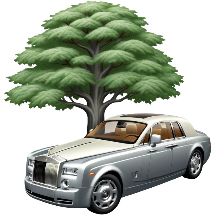 Rolls-Royce Phantom (2022) – cinematic-realistic Rolls-Royce Phantom, its polished silver frame glistening under the sun as it glides down a winding, tree-lined road. The iconic Spirit of Ecstasy hood ornament stands proudly, the V12 engine hums silently as the car cuts through the serene countryside, embodying elegance and power. emoji