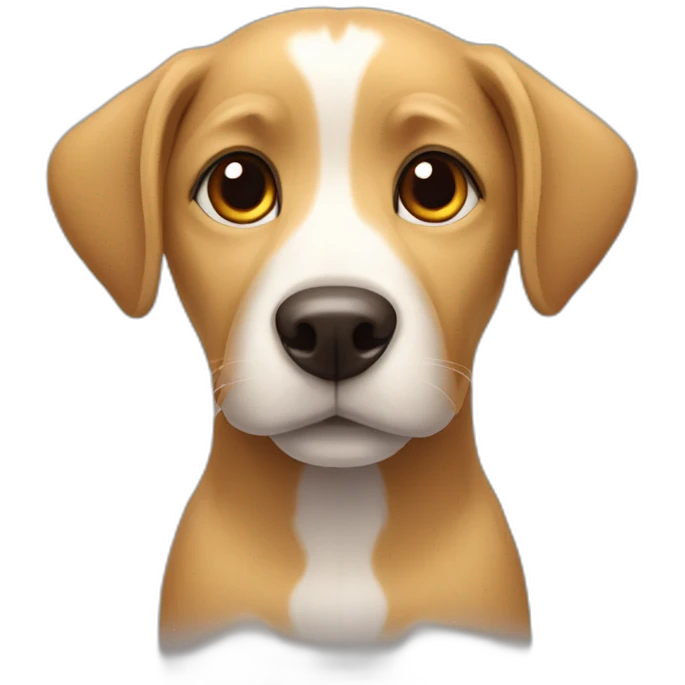 dog with heart emoji