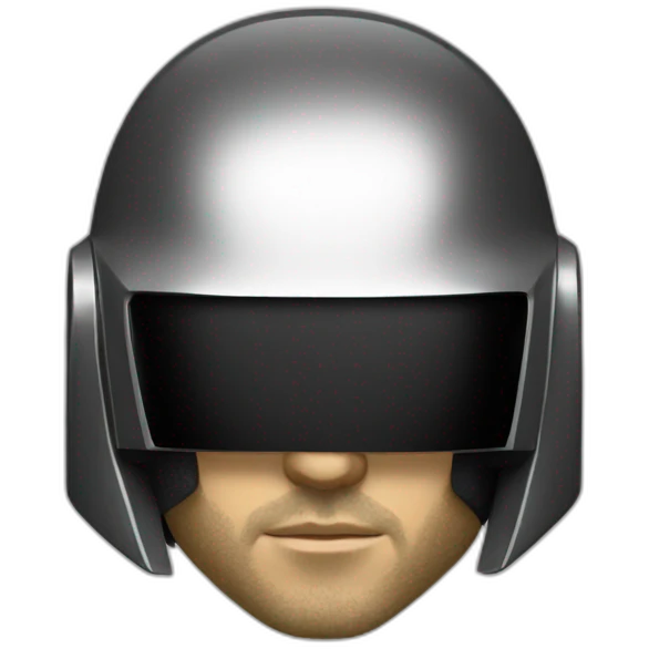 daft punk with a mullet emoji