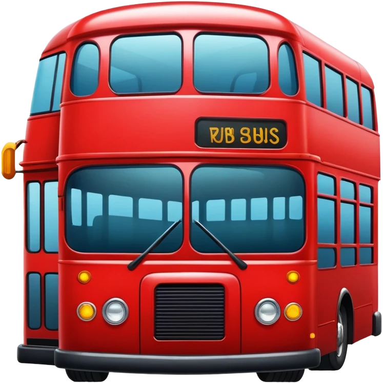 Red RBB Bus  emoji