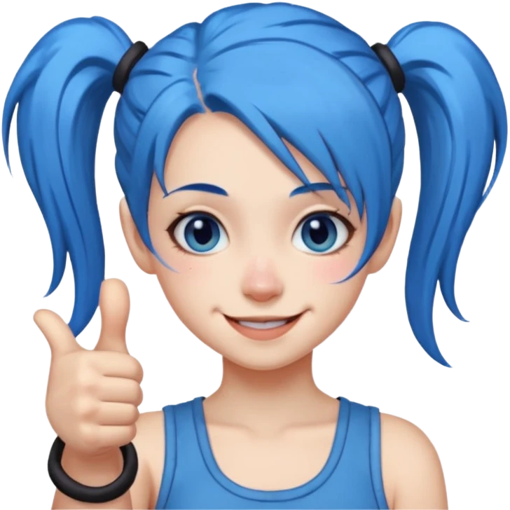 jinx from arcane giving a thumbs up emoji