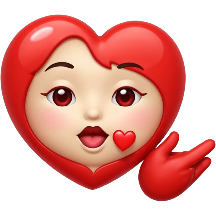 Blowing a kiss emoji emoji