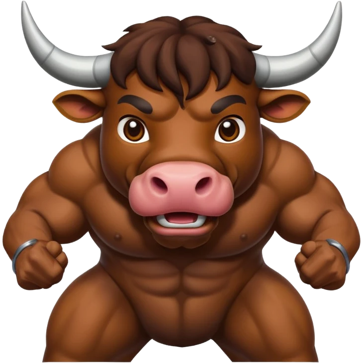 Boğa çarpışıyor  emoji
