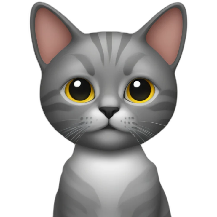 cat behind ordinator that develops in python code emoji