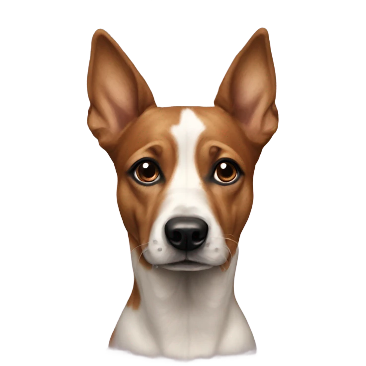realistic indoor dog portrait emoji