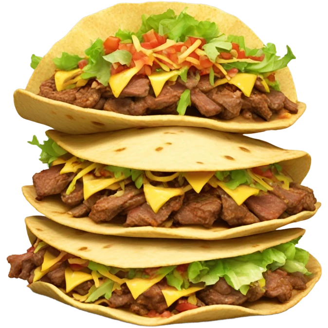 Mountain of tacos emoji