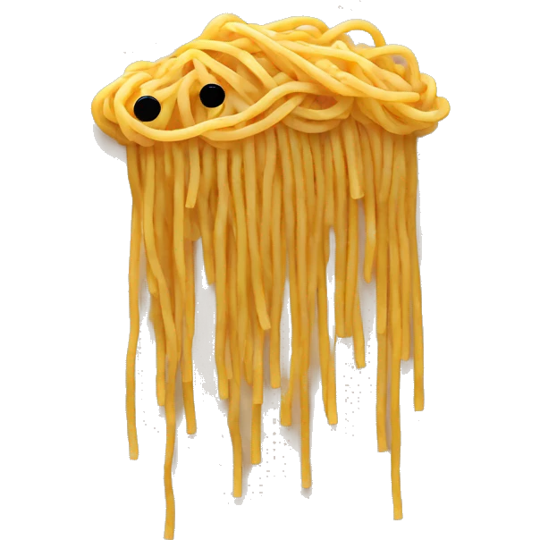  spaghetti on the wall emoji
