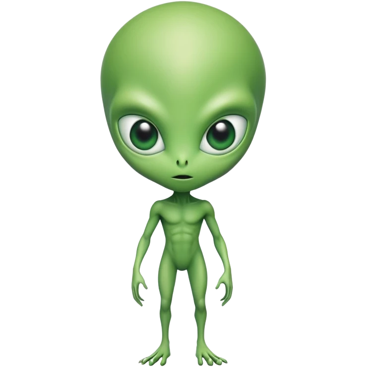 full bodied alien emoji
