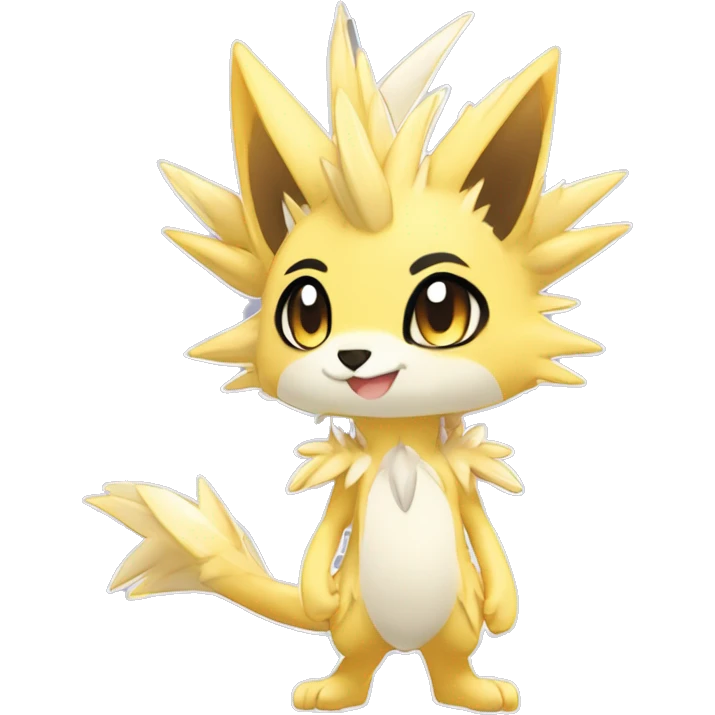 Anthro Scalie Spiky Cool Edgy Magical Shiny Colorful Pastel Sparkle Kemono-style Chibi Fantasy-Animal-Fakémon-Pokémon-Hybrid Fur Sona Aesthetic Full Body emoji