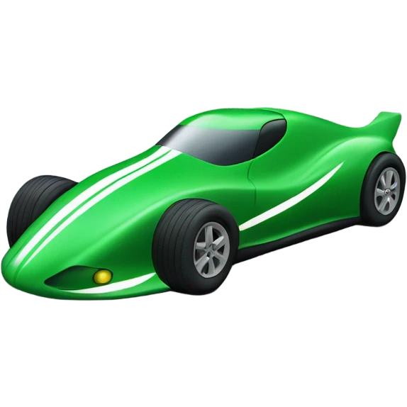 green racecar emoji