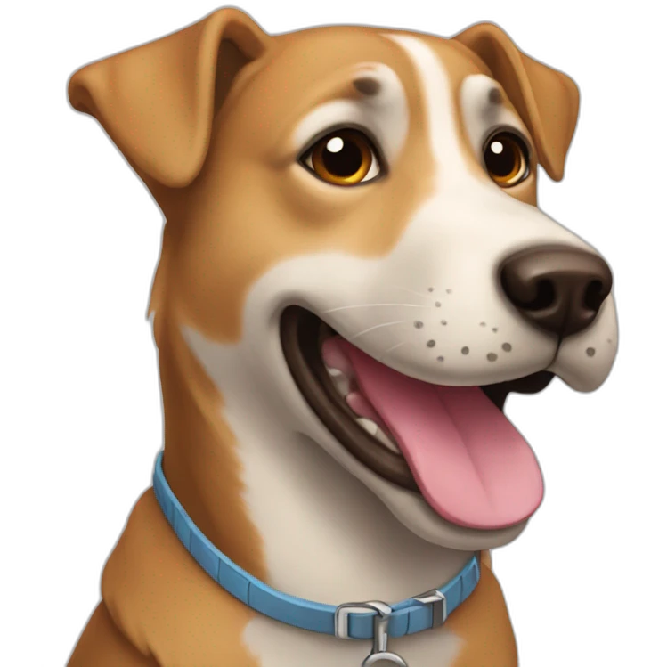 Perro ladrando  emoji