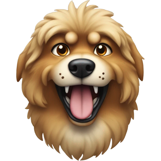 mad doggy  emoji