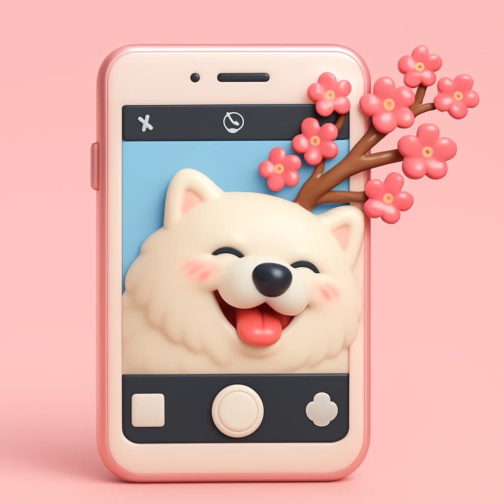 Create a 3D iOS-style emoji based on the provided reference image. The emoji should have a clean, rounded, and polished 3D appearance, similar to the iOS emoji design language. Ensure the emoji has a slight glossy finish, soft shadows, and vibrant colors. The design should be simple, expressive, and easily recognizable, adhering to the characteristic iOS emoji aesthetic. emoji
