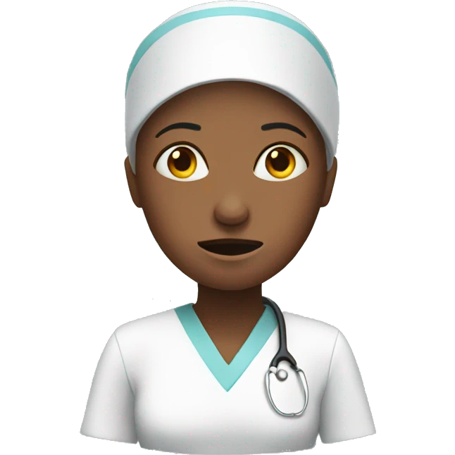 stressed nurse  emoji