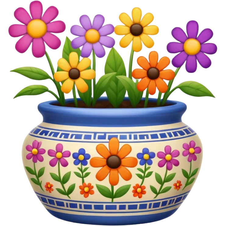 flowers in pot emoji