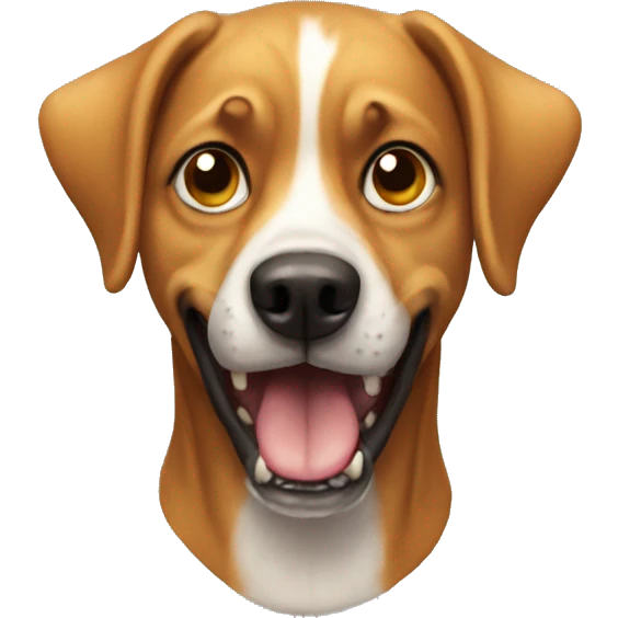 Freaky dog  emoji