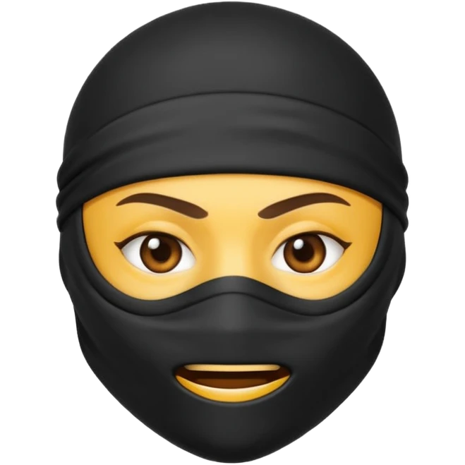Hazme un emoji de ninja enojado emoji