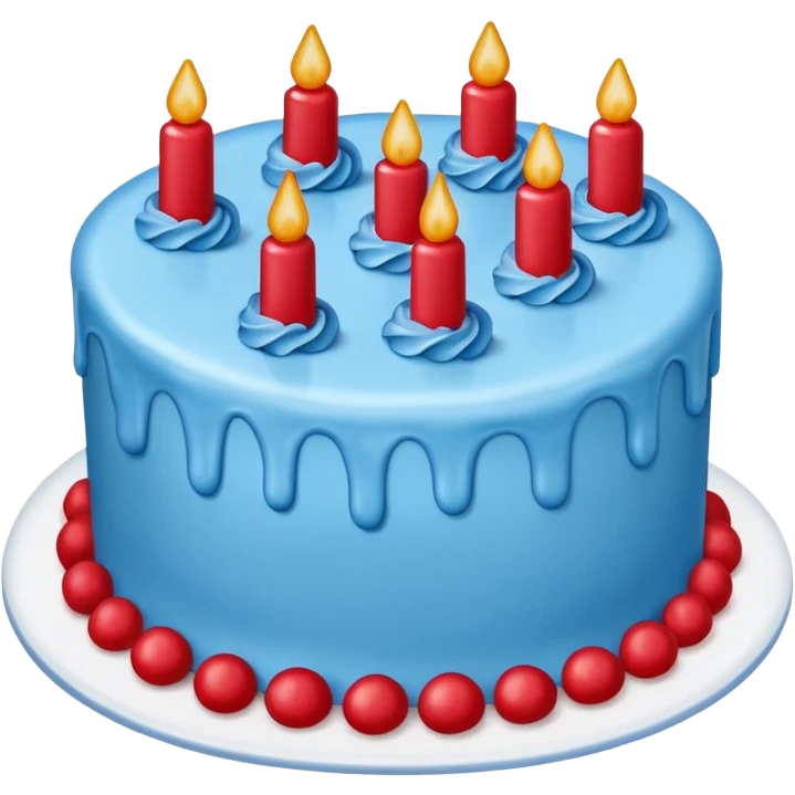 cakebchart 98% blue 2% red emoji