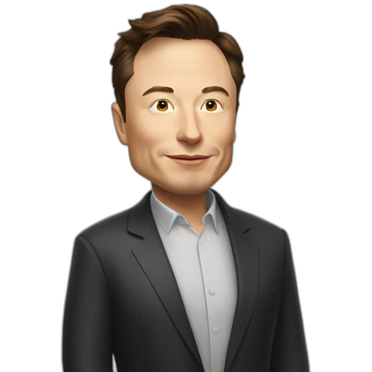 Elon musk mengeant un gateua emoji