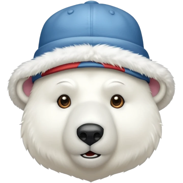 polar bar with hat emoji
