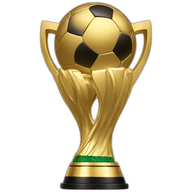 world cup trophy emoji