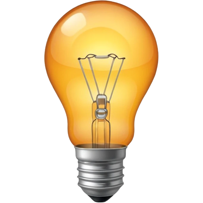 Light bulb emoji