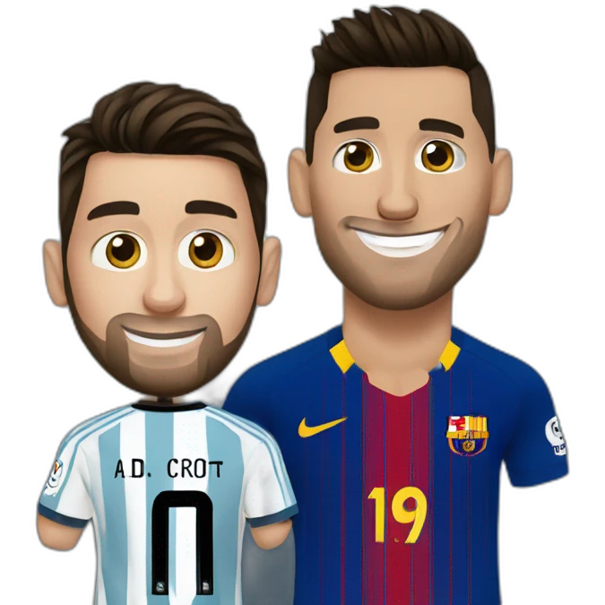messi et cr7 emoji