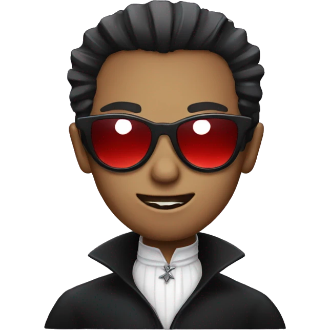 Vampire with sunglasses emoji