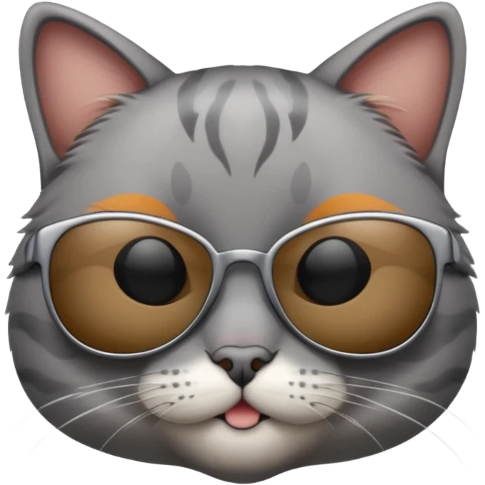 Cat wearing sunglasses emoji