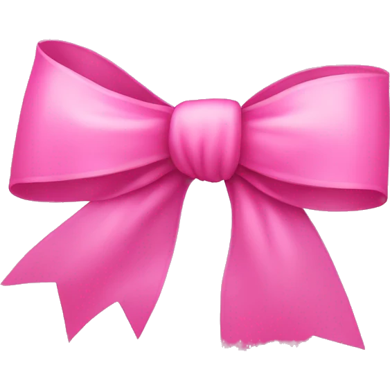 pink ribbon bow  emoji