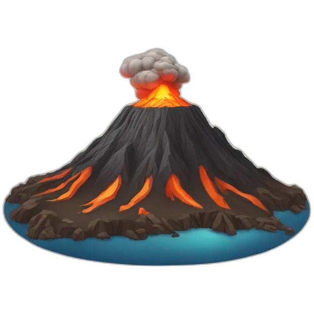volcano emoji