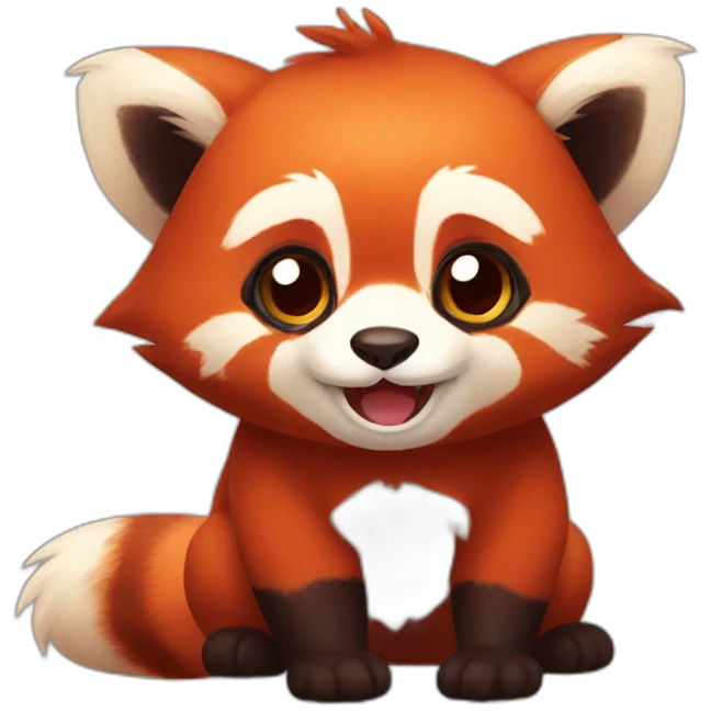 red panda pokemon emoji