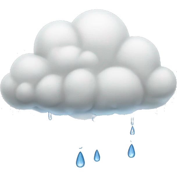 cloud rain emoji