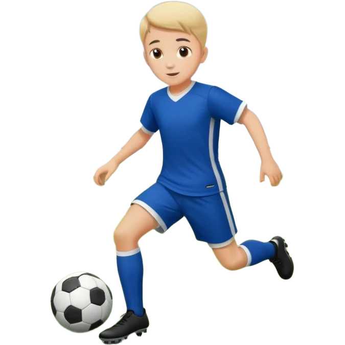  мальчик играет в футбол на поле и эта картинка должна быть обведена в кружок !!!!!! emoji