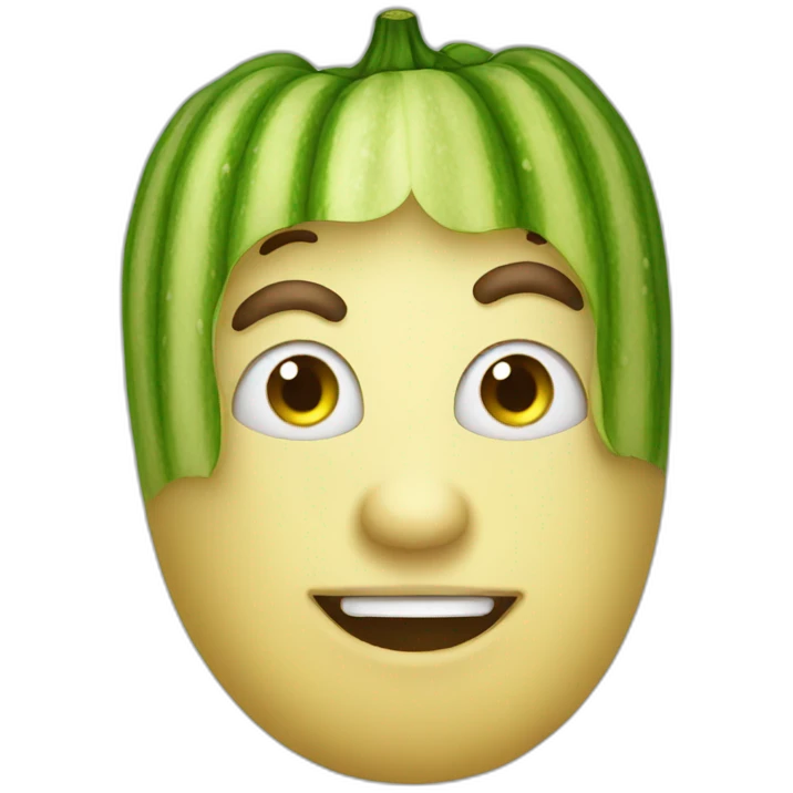 Lazy zucchini emoji