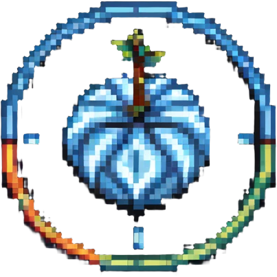 abstract learning symbol, minimal geometric design representing knowledge and growth, simple pixel art emoji