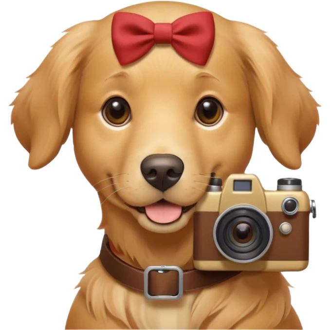 dog photographer emoji