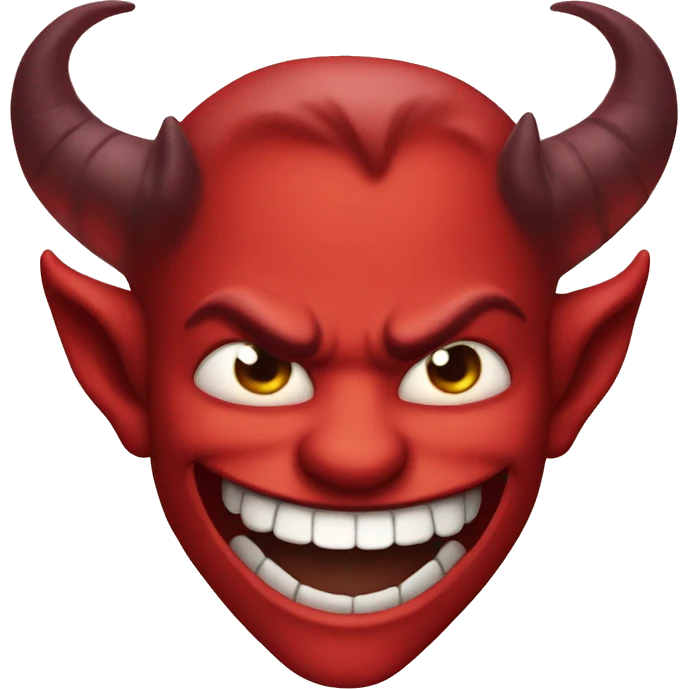 Devil with smile emoji