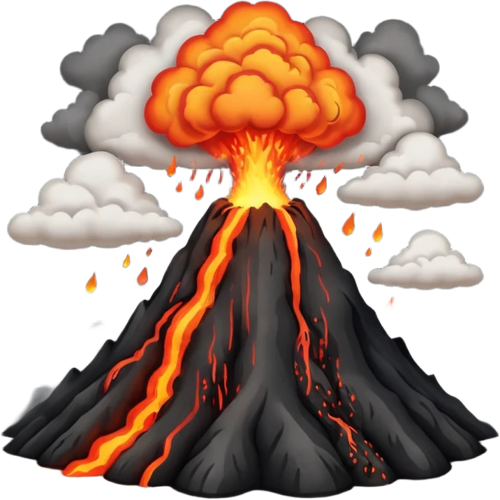 volcano emoji