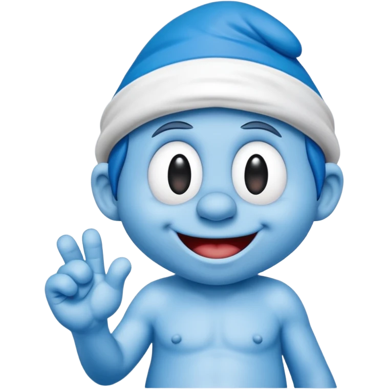 Smurf emoji