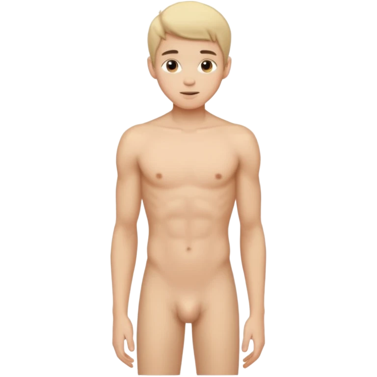 Garçon tout nue emoji