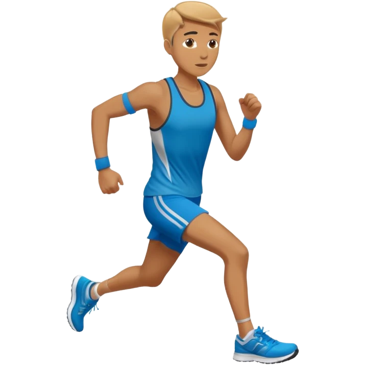 a person running a marathon  emoji