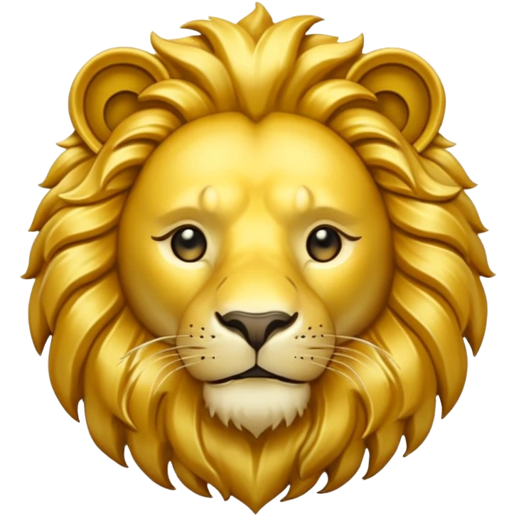Fais un emoji de pièce d'or avec l'inscription F dessus et un lion très détaillé emoji