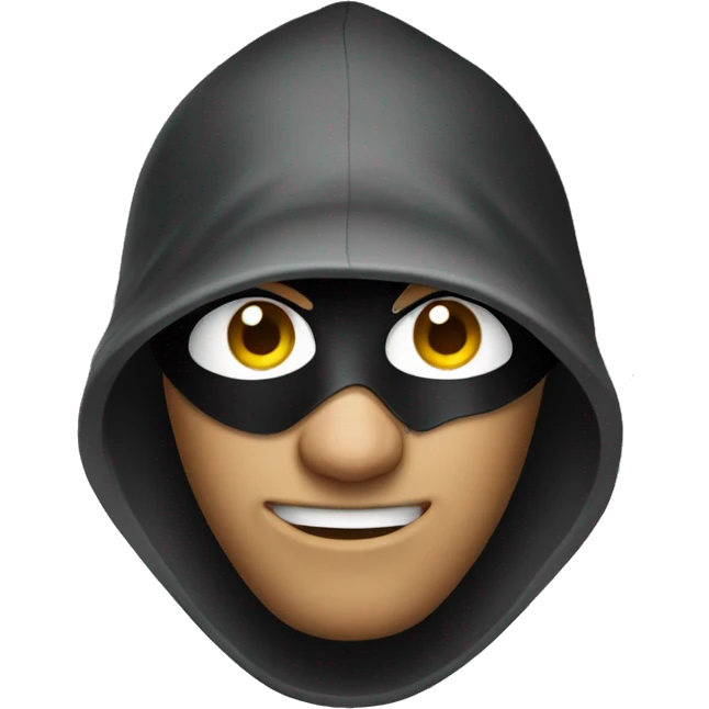 Apple burglar emoji emoji
