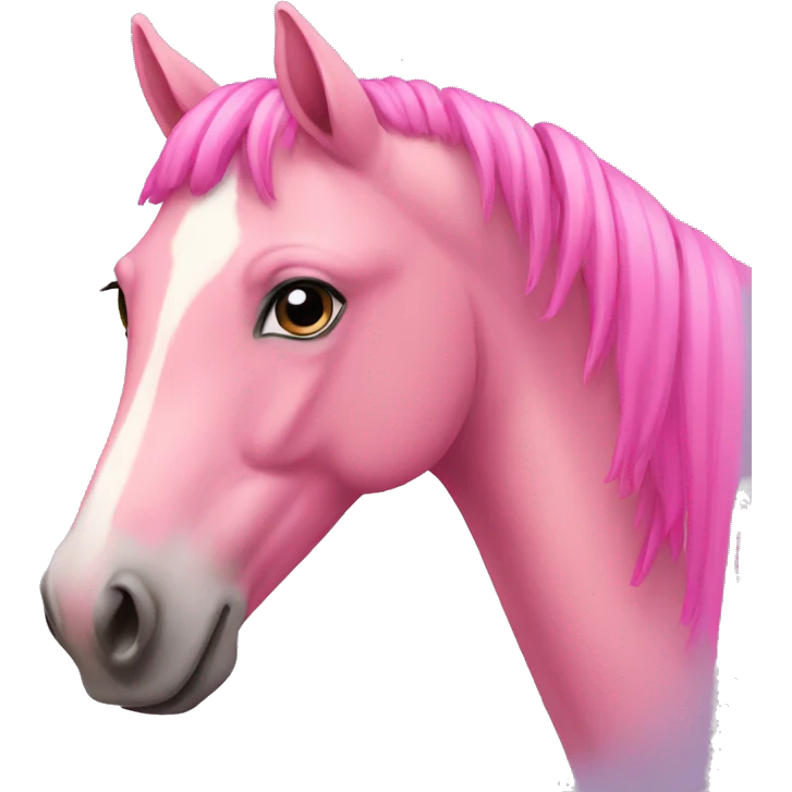 Pink horse emoji
